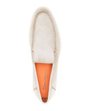 Loafers Santoni, Classic, Leather, Beige