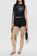 Sandale DSQUARED2, BLACK Heeled mules with logo