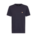 Tricou STEFANO RICCI, Simple Design, Logo Insert, Navy Blue
