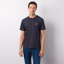 Tricou STEFANO RICCI, Simple Design, Logo Insert, Navy Blue