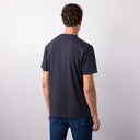 Tricou STEFANO RICCI, Simple Design, Logo Insert, Navy Blue