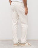 Pantaloni MOORER, Matthew white sweatpants