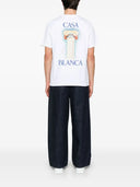 Tricou Casablanca, Artistic Print, White