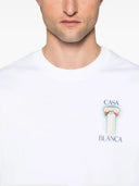 Tricou Casablanca, Artistic Print, White