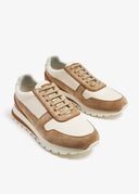 Sneakers BRUNELLO CUCINELLI, Grained Calfskin, Beige