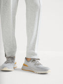 Sneakers BRUNELLO CUCINELLI, Knitted Detail, Low Top, Grey
