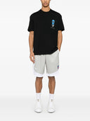 Tricou IH NOM UH NIT, Small Blue Mask Print, Black