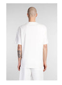 TRICOU IH NOM UH NIT, Blue Mask On Front Print, Regular Fit, Alb