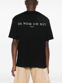 Tricou IH NOM UH NIT, Dark Green Mask Print in Front, Black