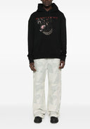 HANORAC IH NOM UH NIT, Black dog-print sweatshirt
