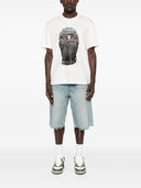 Tricou Ih Nom Uh Nit,White mask-print T-shirt
