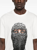Tricou Ih Nom Uh Nit,White mask-print T-shirt