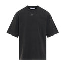 Tricou OFF WHITE, People Print, OMAA120F23JER0121001, Skate Fit