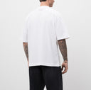 Tricou OFF WHITE, Fresco Paint Print, White, Skate Fit