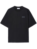 TRICOU OFF WHITE, Barber Arrow, Cotton, Black, Skate Fit