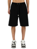 Pantaloni Scurti OFF WHITE, Logo Embroidered Drawstring Shorts
