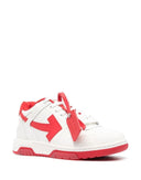 Sneakers OFF WHITE,  Low Top Out of Office, Red White