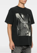 Tricou PURPLE,  T-shirt with print, black