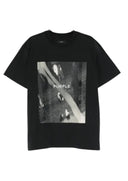 Tricou PURPLE,  T-shirt with print, black