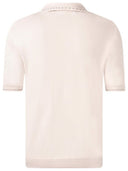 Tricou polo GRAN SASSO, Luxury Silk Cotton Polo, Cream