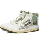 Sneakers AMIRI, Street Style,Unisex, Bandana Print, Kaki