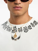Tricou PALM ANGELS, Neck Logo Insert, White