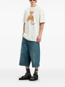 Tricou PALM ANGELS, Bear In Mind, Logo Print, White