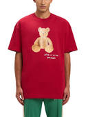 Tricou PALM ANGELS, Bear In Mind, Logo Print, Red