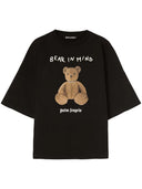 Tricou PALM ANGELS, Bear In Mind, Oversized, Black