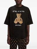 Tricou PALM ANGELS, Bear In Mind, Oversized, Black