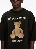 Tricou PALM ANGELS, Bear In Mind, Oversized, Black