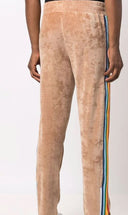 PANTALONI PALM ANGELS, RAINBOW CHENILLE, Beige
