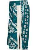 Pantaloni scurti  PALM ANGELS, Bandana Track Shorts, Green