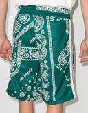 Pantaloni scurti  PALM ANGELS, Bandana Track Shorts, Green