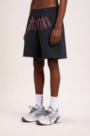 Bermude PALM ANGELS, logo atasat, Grey