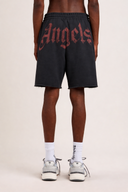 Bermude PALM ANGELS, logo atasat, Grey