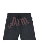 Bermude PALM ANGELS, logo atasat, Grey