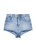 Pantaloni scurti DSQUARED2, LIGHT BLUE HIGH