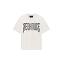Tricou Redhouse,Ripped White Tee, Destroyed T-shirt White, Regular Fit