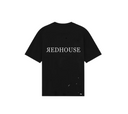 Tricou REDHOUSE, 307 BLACK TEE, Oversized fit