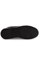 Sneakers Zegna, Low Top, Triple Stitch, Dark Black