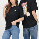 TRICOU BARROW, Raised Logo, Bear Print, Black