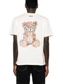TRICOU BARROW, Iconic Smile, Bear Print, White