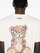 TRICOU BARROW, Iconic Smile, Bear Print, White