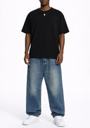 Tricou MARCELO BURLON, with logo print on the front and County of Milan, Black