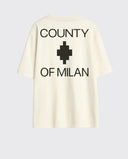 Tricou MARCELO BURLON,  with logo print on the front and County of Milan