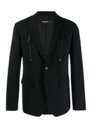 Sacou DSQUARED2, Fermoare atasate, Negru