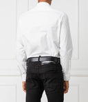 Camasa DSQUARED2, Fermoare negre atasate, Alb