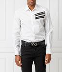 Camasa DSQUARED2, Fermoare negre atasate, Alb