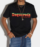 Tricou DSQUARED2, Cool Logo Multicolor, Negru